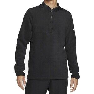 Nike Therma-Fit Victory Fleece DA2921-010 Black 1/2 Zip Pullover Men's Sz Small